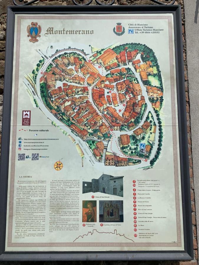 Inn Piazza In Montemerano, The Heart Of Tuscany Экстерьер фото